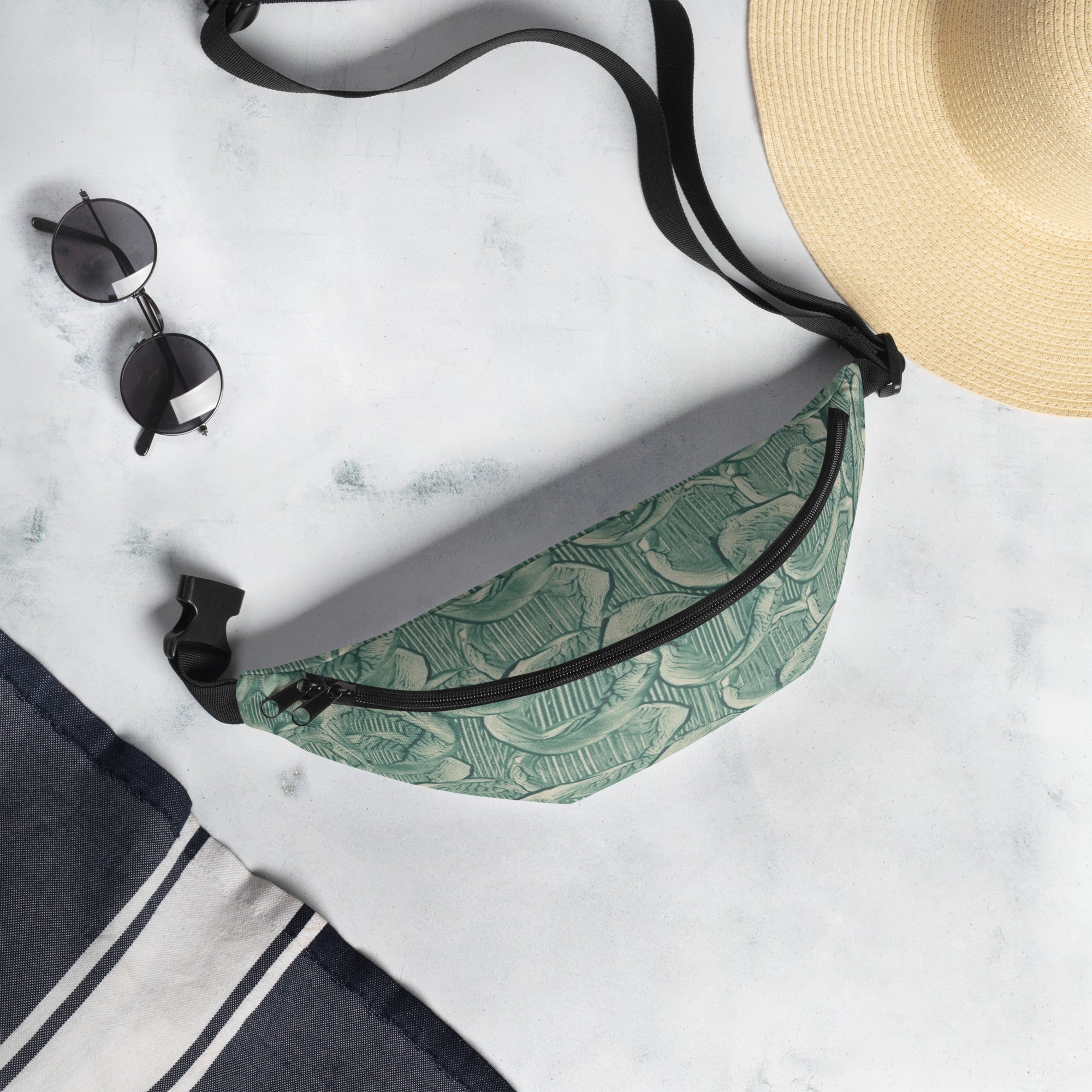 Sebastian & Clementine Green Paint Fanny Pack