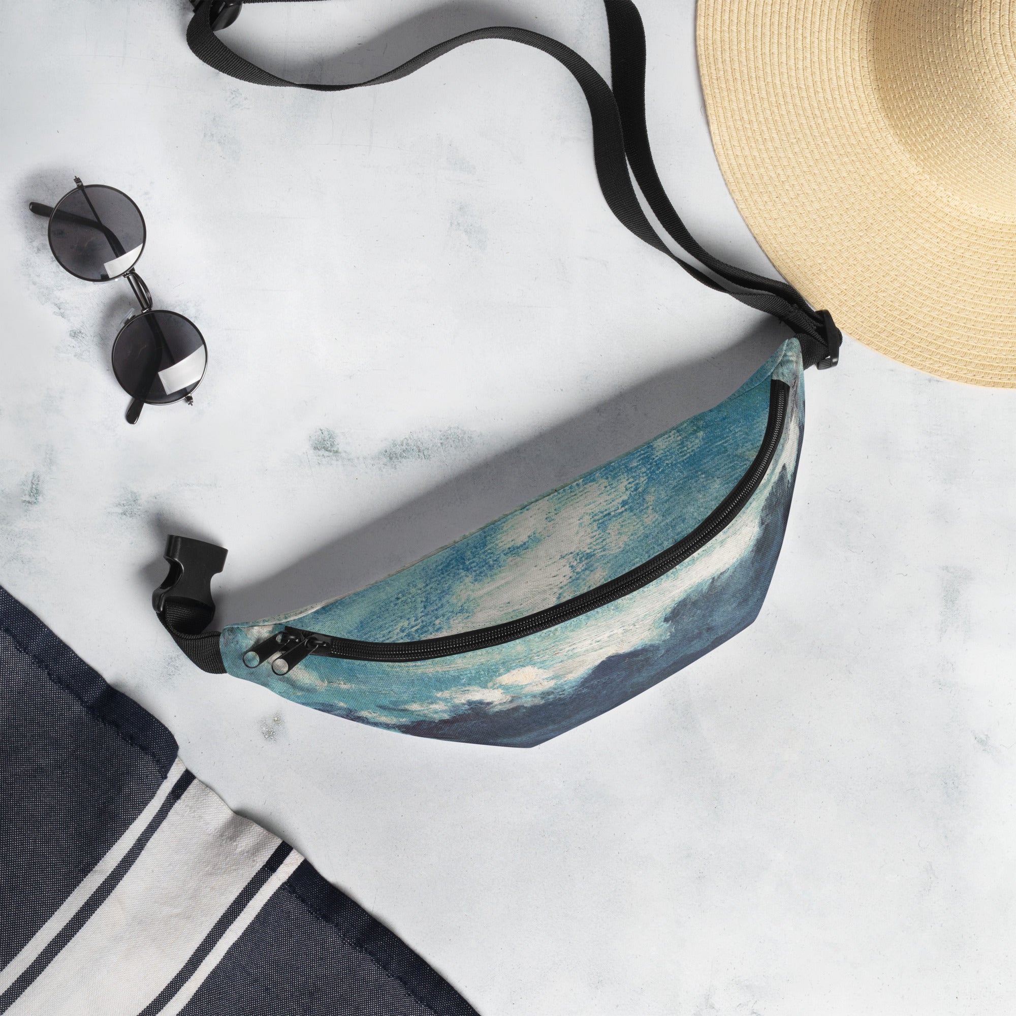 Sebastian & Clementine Blue Clouds Fanny Pack