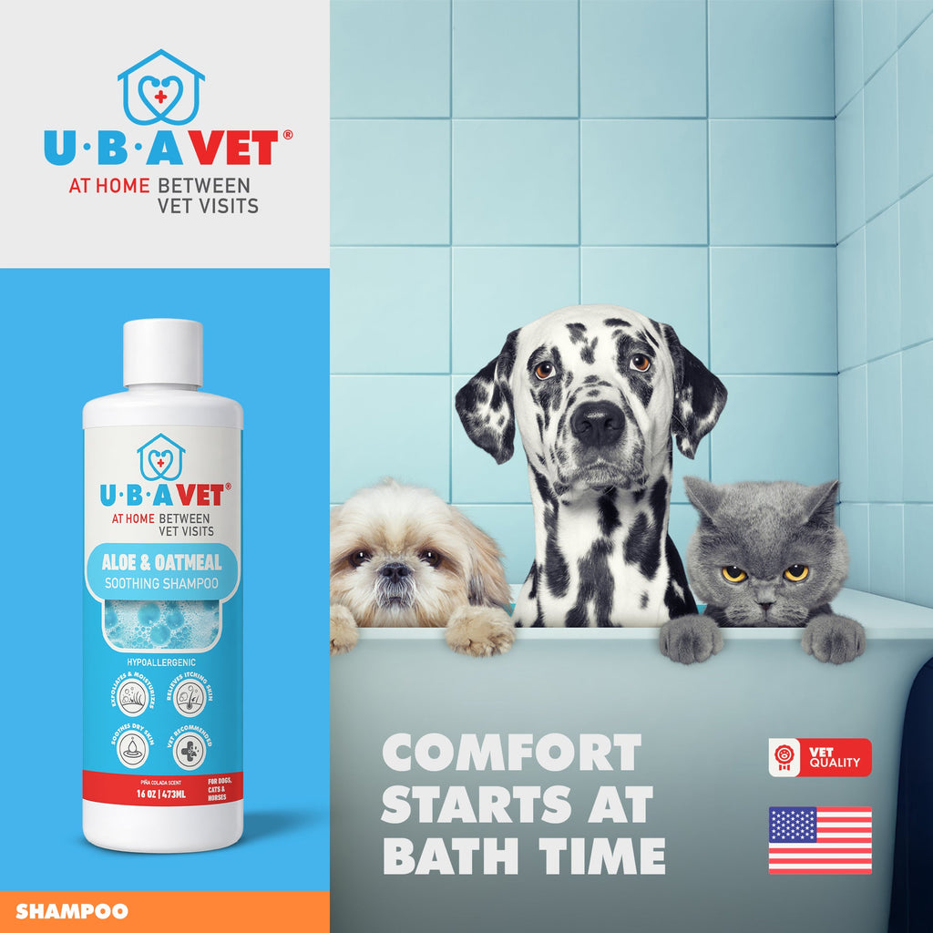 UBAVET Aloe & Oatmeal Conditioner for Dogs & Cats