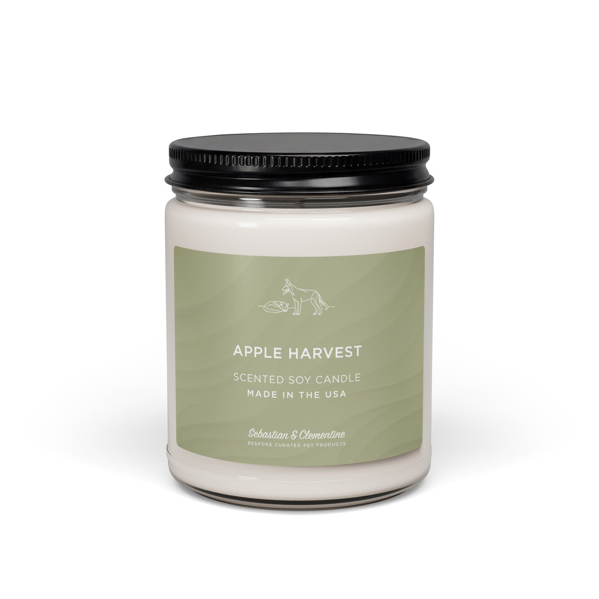 Sebastian & Clementine Scented Soy Candle - Apple Harvest