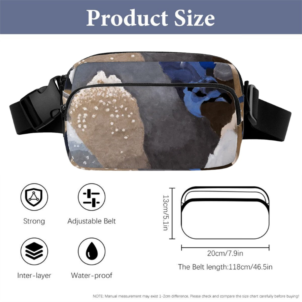 Sebastian & Clementine Reaching Waves Fanny Pack