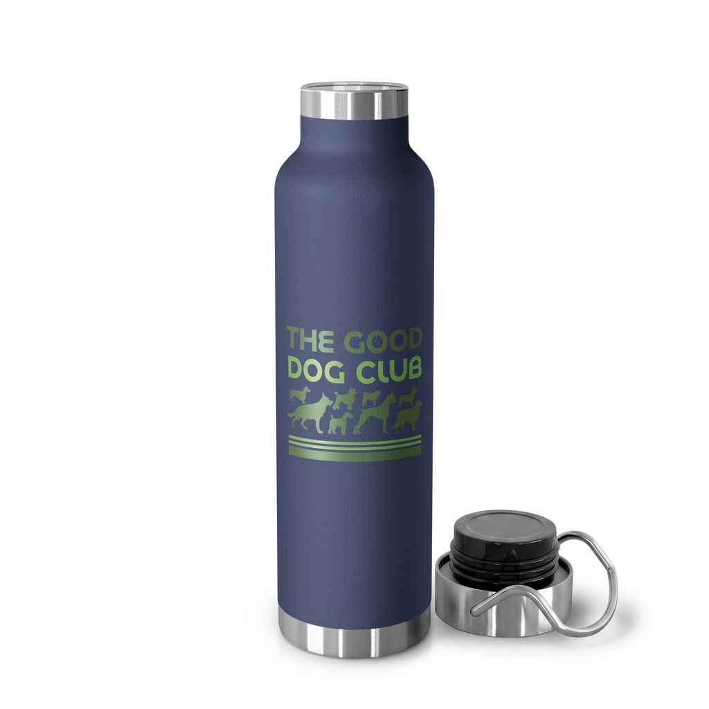 Sebastian & Clementine The Good Dog Club Copper-Insulated Stainless Steel Water Bottle - Green