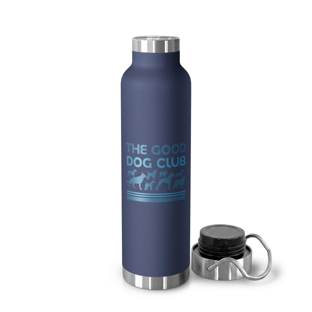 Sebastian & Clementine The Good Dog Club Copper-Insulated Stainless Steel Water Bottle - Blue