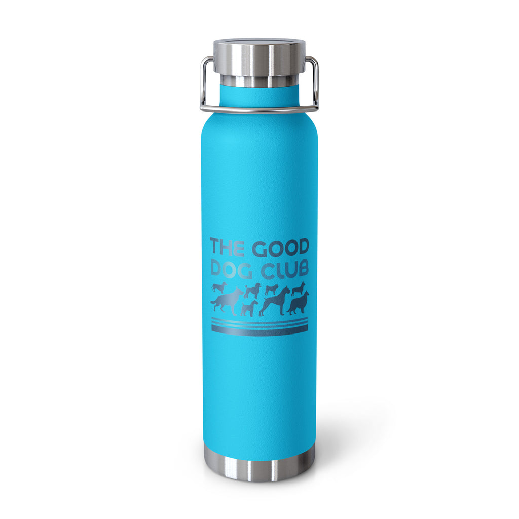 Sebastian & Clementine The Good Dog Club Copper-Insulated Stainless Steel Water Bottle - Blue