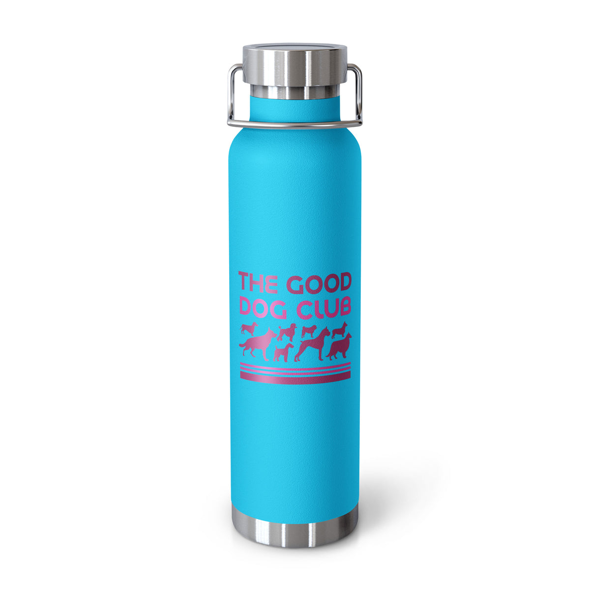 Sebastian & Clementine The Good Dog Club Copper-Insulated Stainless Steel Water Bottle - Pink
