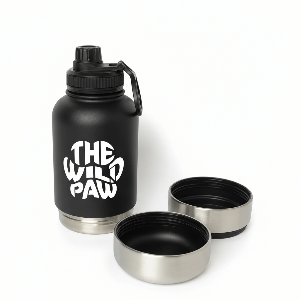 The Wild Paw WildSip 3-in-1 Dog Water Bottle