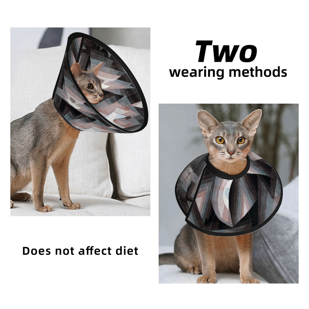 Sebastian & Clementine Crystal Gradation Pet Elizabethan Collar