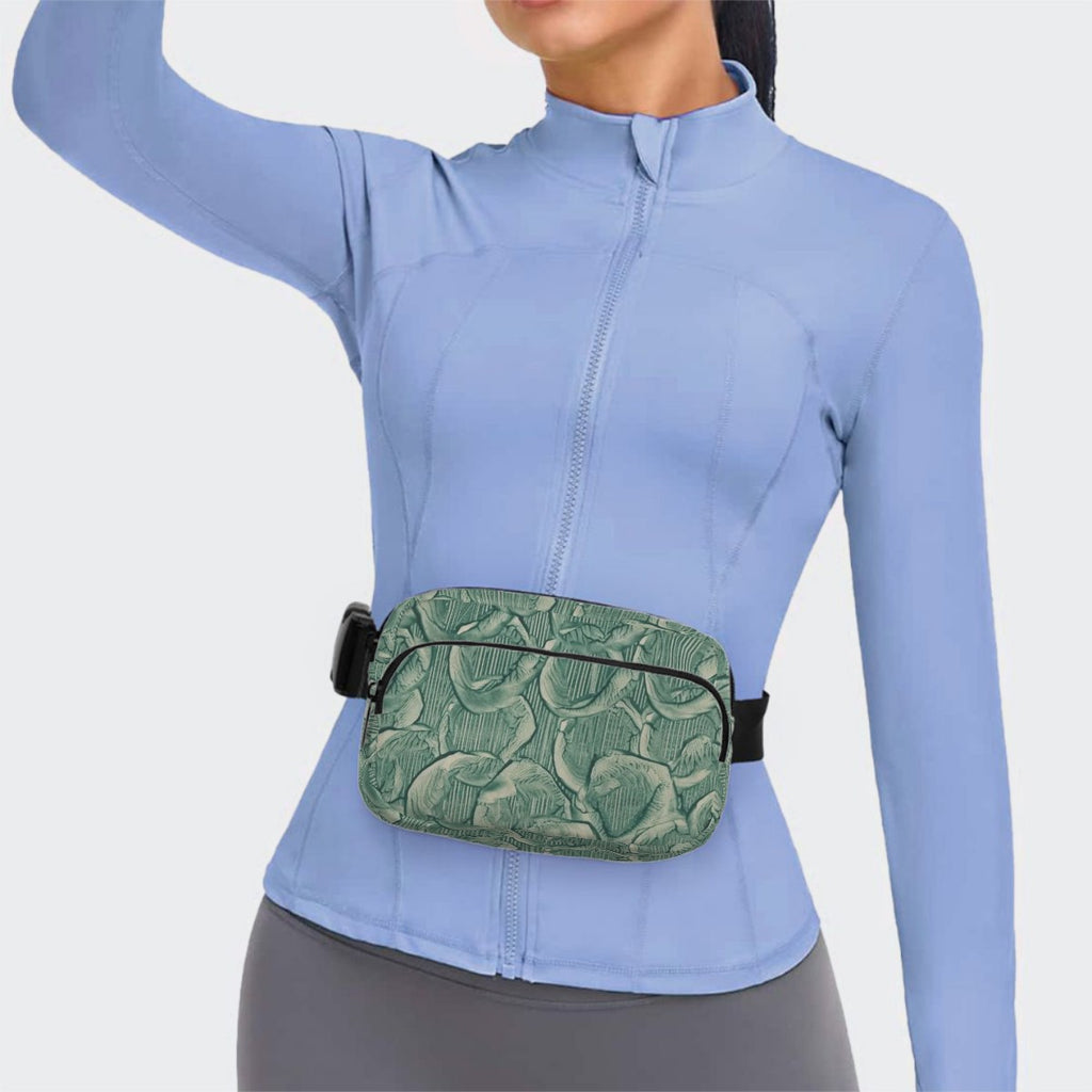 Sebastian & Clementine Green Paint Fanny Pack