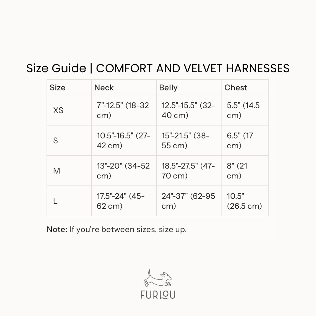 Furlou Black - Comfort Dog Harness