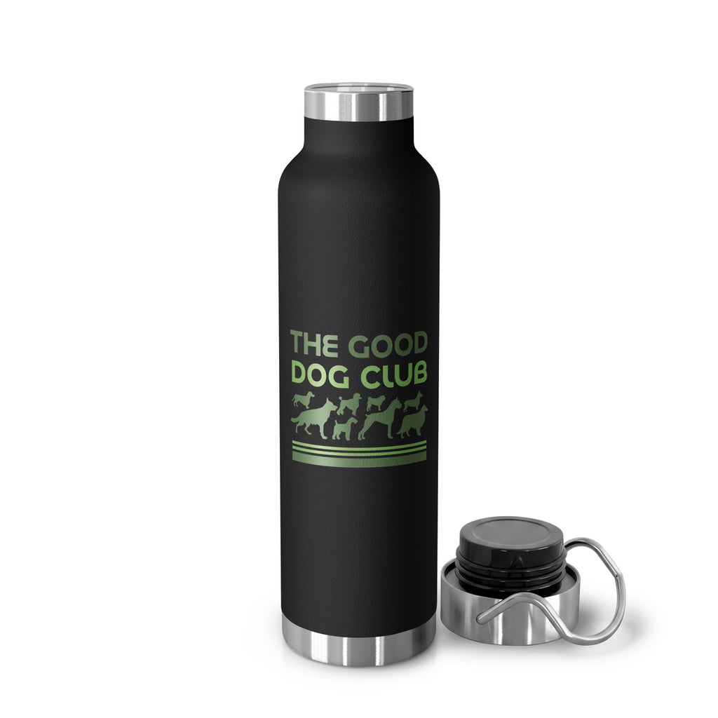 Sebastian & Clementine The Good Dog Club Copper-Insulated Stainless Steel Water Bottle - Green