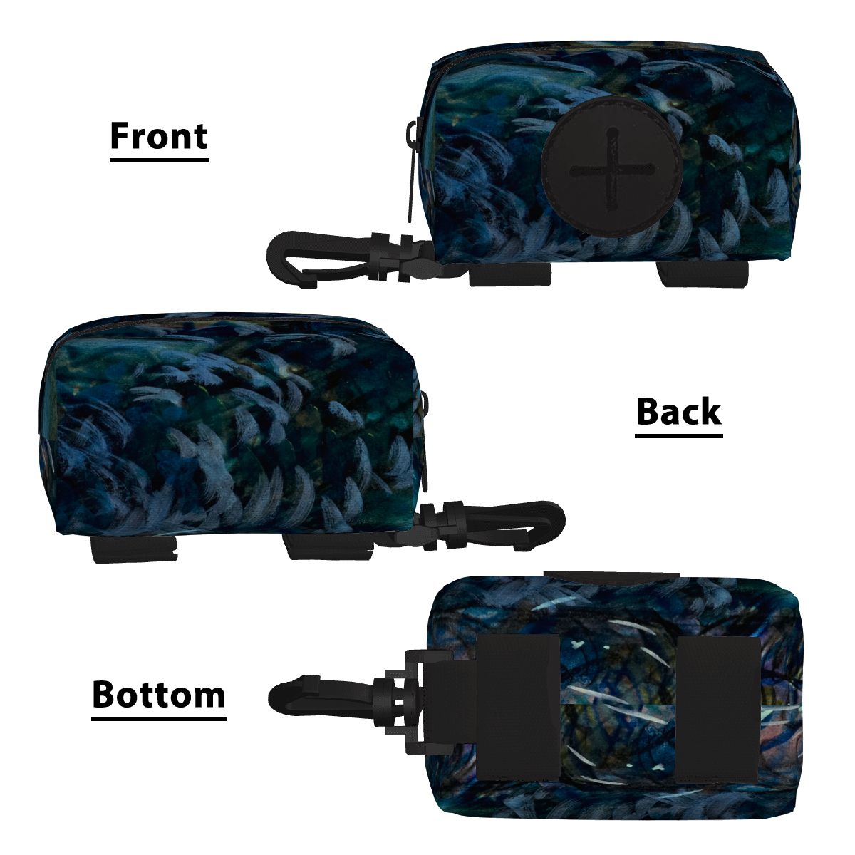 Sebastian & Clementine After-Glow Dog Poop Bag Holder