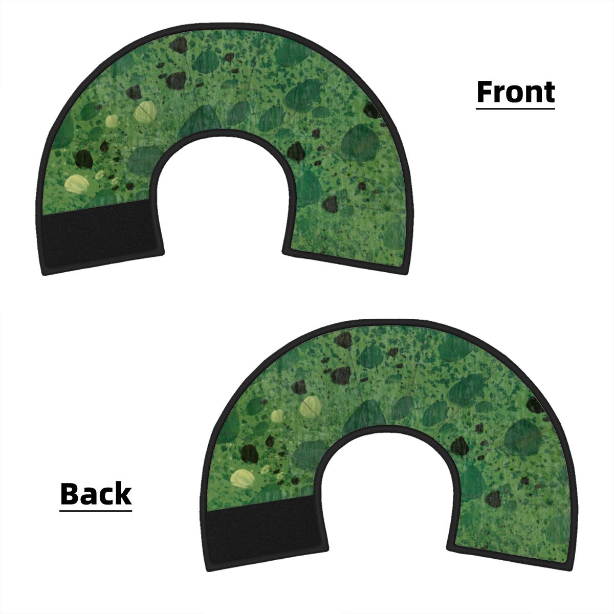 Sebastian & Clementine Green Painting Pet Elizabethan Collar