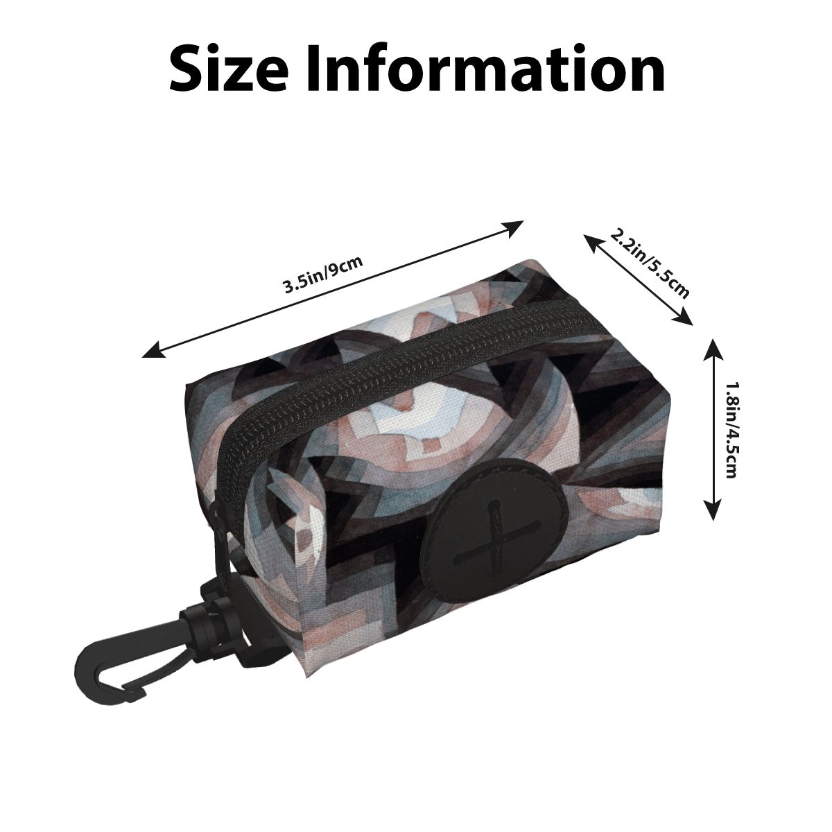 Sebastian & Clementine Crystal Graduation Dog Poop Bag Holder