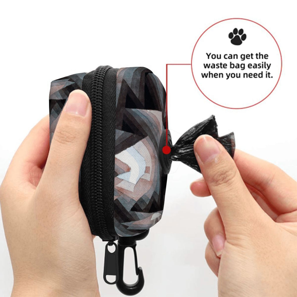 Sebastian & Clementine Crystal Graduation Dog Poop Bag Holder