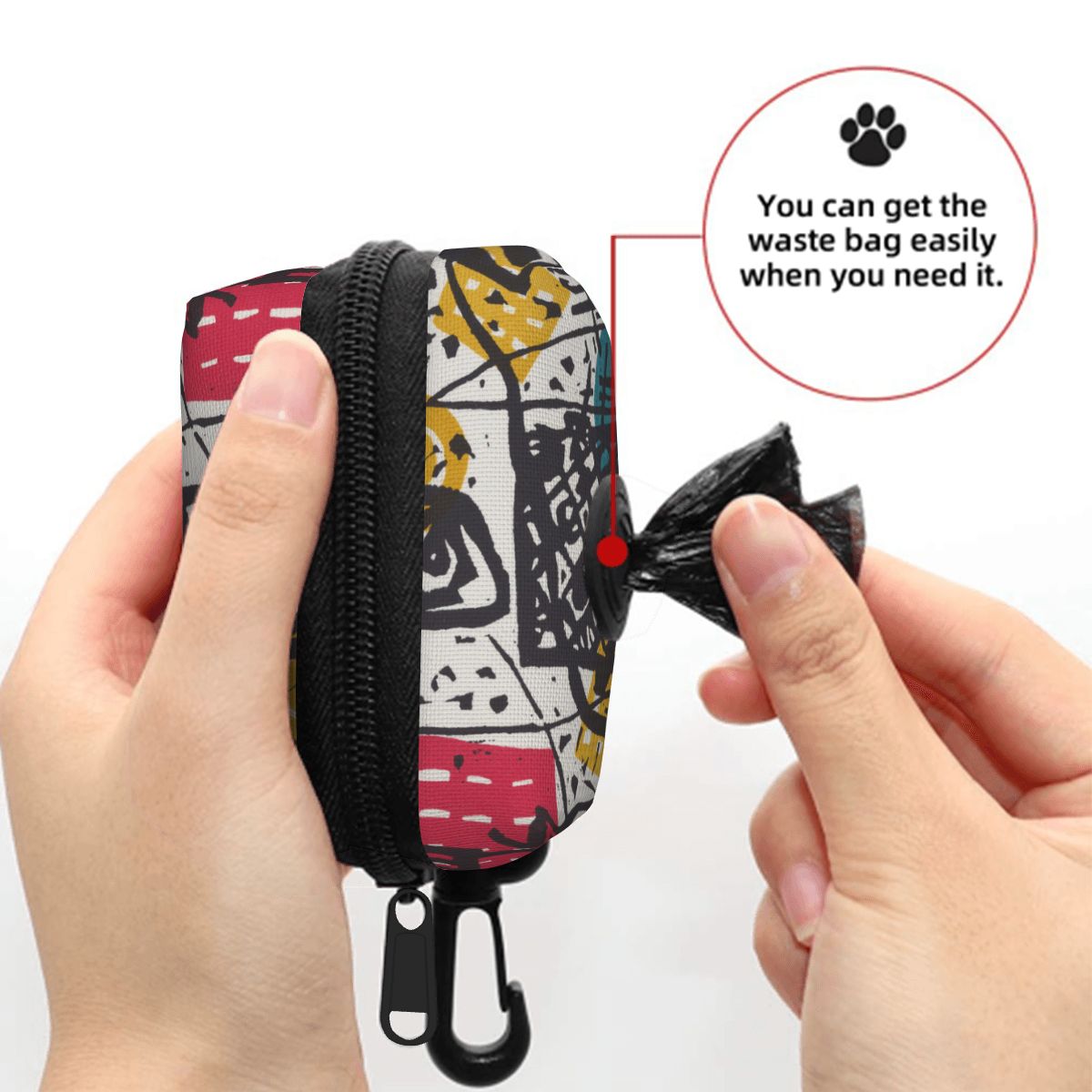 Sebastian & Clementine Small Worlds V Dog Poop Bag Holder