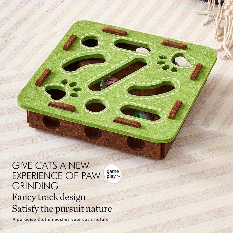 Interactive Cat Puzzle Toy With Maze