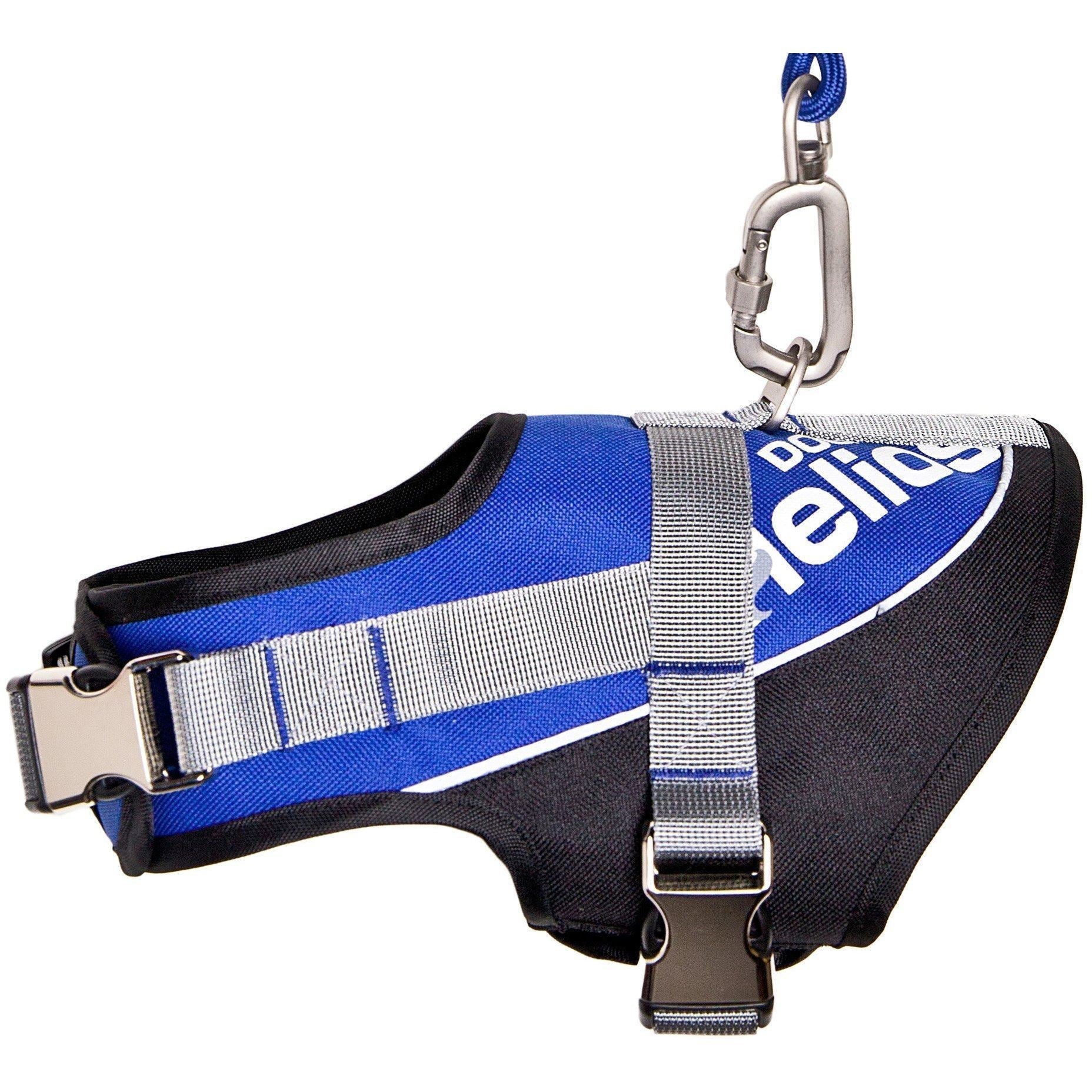 Dog Helios® 'Bark-Mudder' 2-in-1 Reflective and Adjustable Sporty Dog Harness and Leash