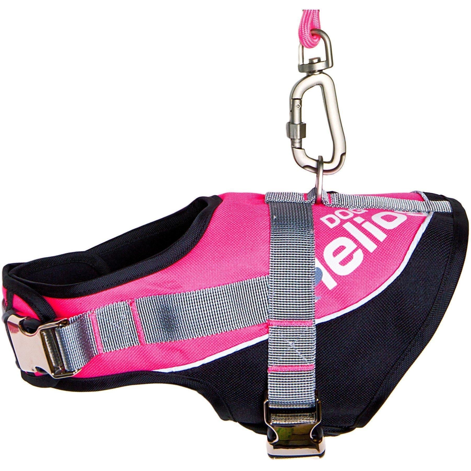 Dog Helios® 'Bark-Mudder' 2-in-1 Reflective and Adjustable Sporty Dog Harness and Leash