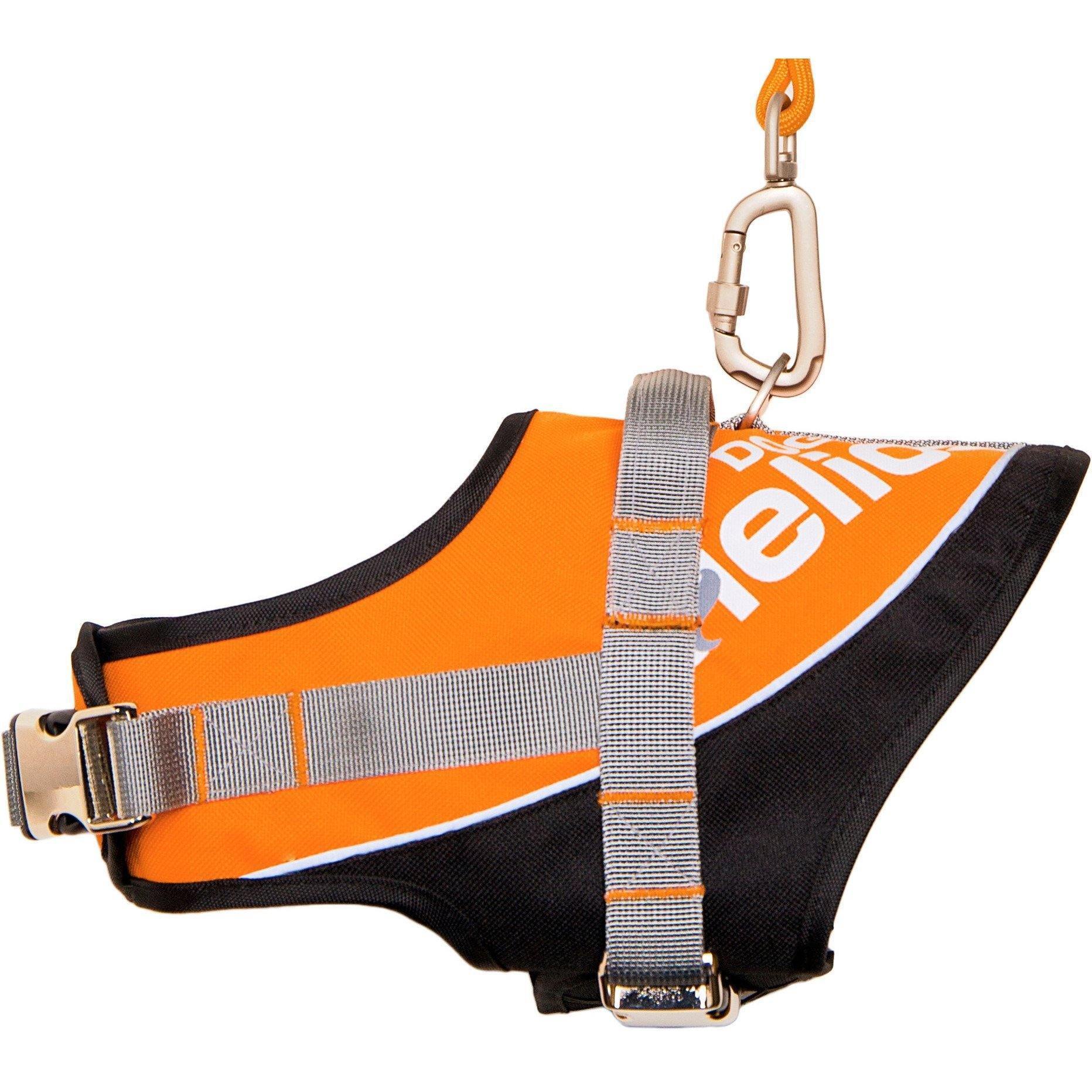 Dog Helios® 'Bark-Mudder' 2-in-1 Reflective and Adjustable Sporty Dog Harness and Leash