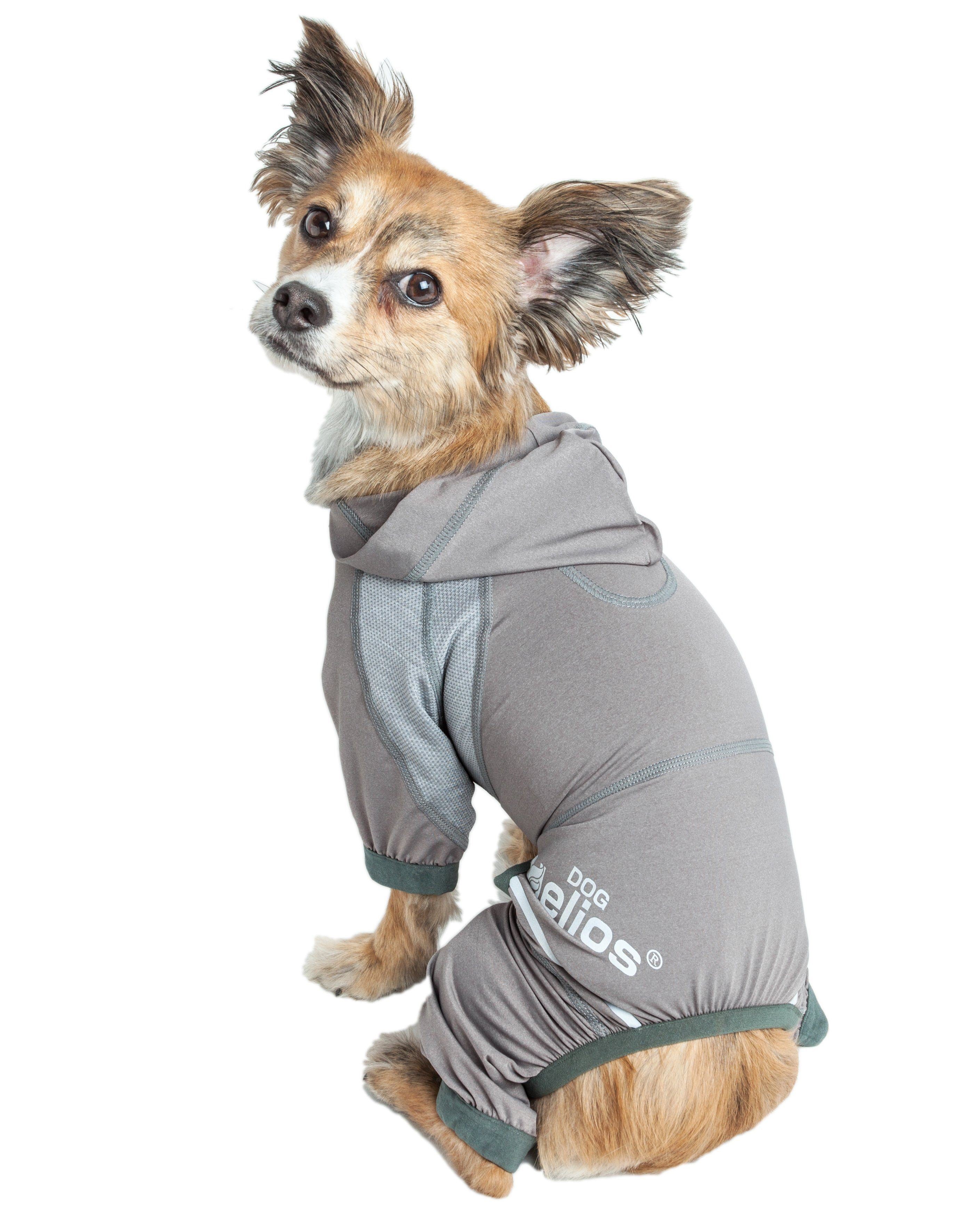 Dog Helios® 'Namastail' Lightweight 4-Way-Stretch Yoga Performance Dog Tracksuit Hoodie
