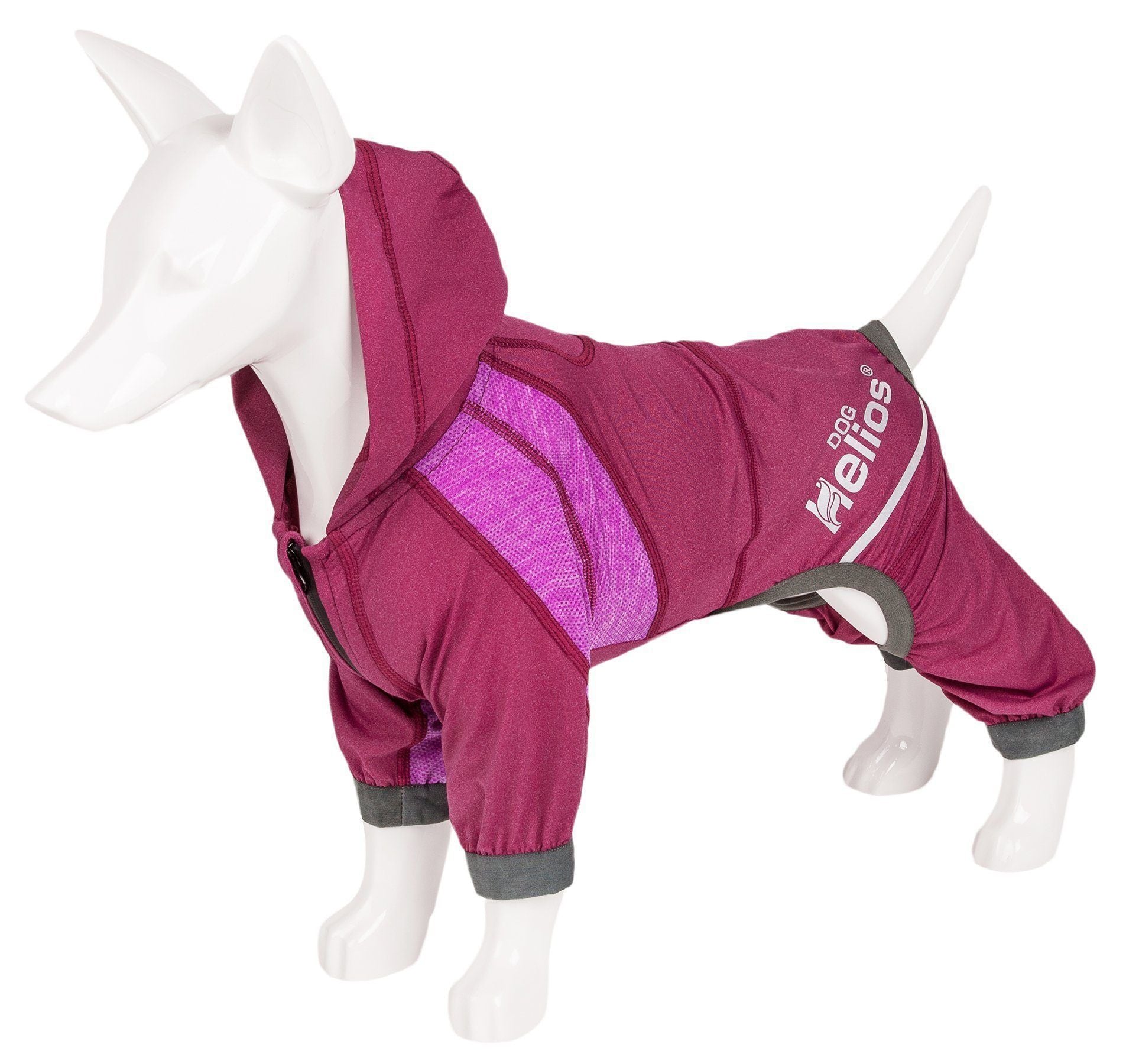 Dog Helios® 'Namastail' Lightweight 4-Way-Stretch Yoga Performance Dog Tracksuit Hoodie