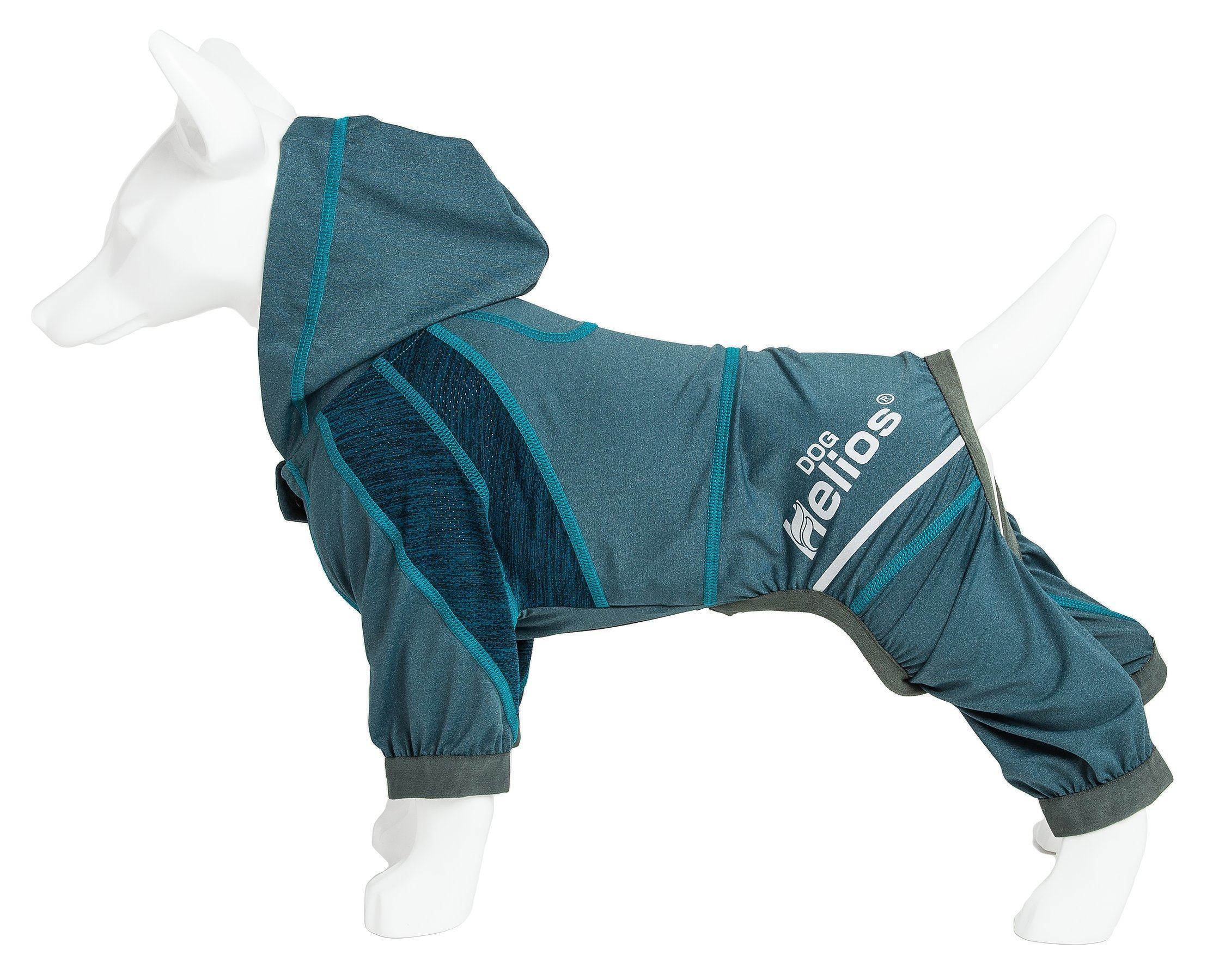 Dog Helios® 'Namastail' Lightweight 4-Way-Stretch Yoga Performance Dog Tracksuit Hoodie