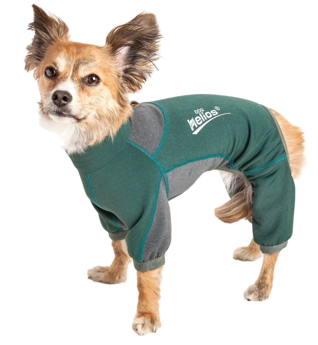 Dog Helios® 'Rufflex' Mediumweight 4-Way-Stretch Fitness Yoga Dog Tracksuit Jacket