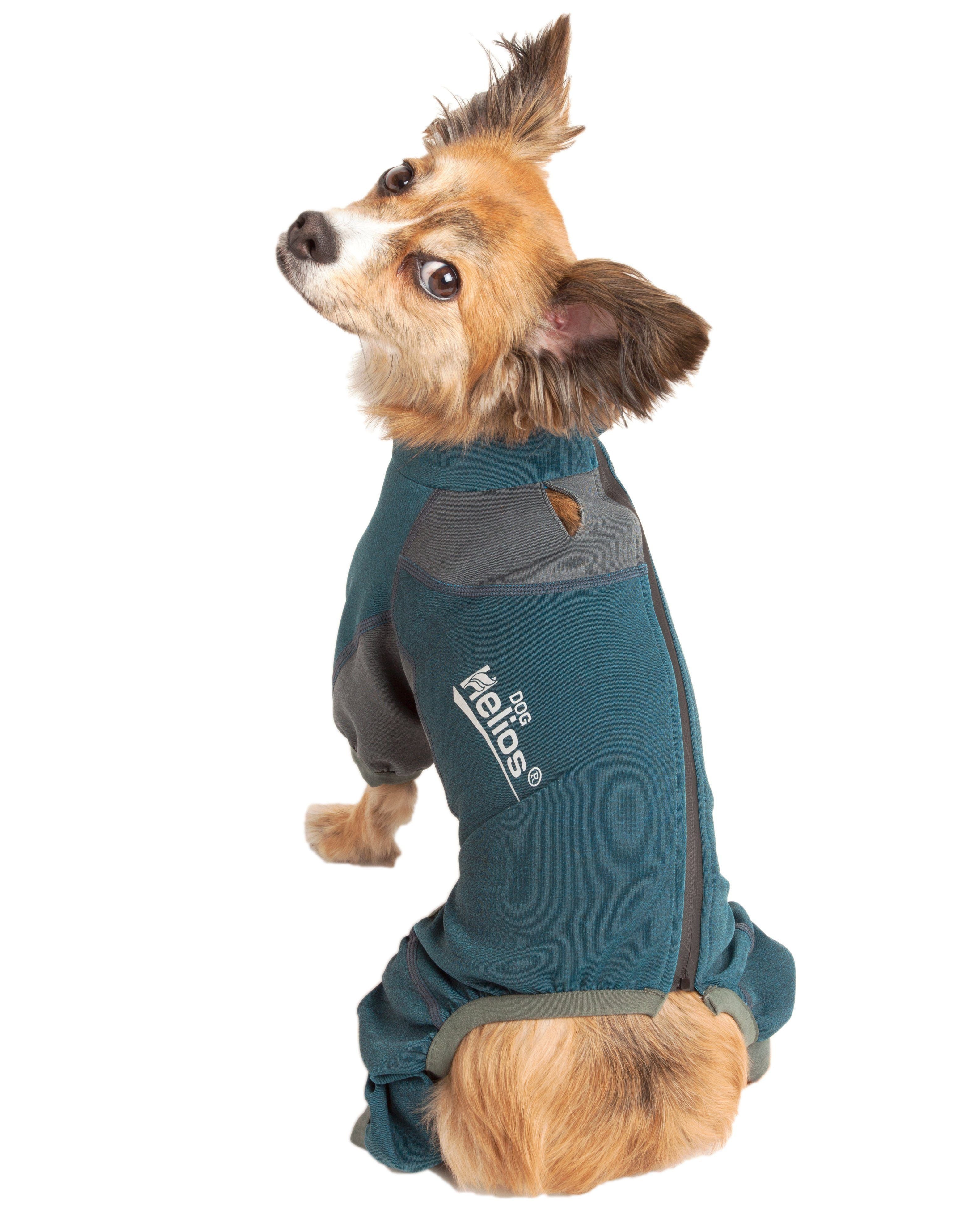 Dog Helios® 'Rufflex' Mediumweight 4-Way-Stretch Fitness Yoga Dog Tracksuit Jacket