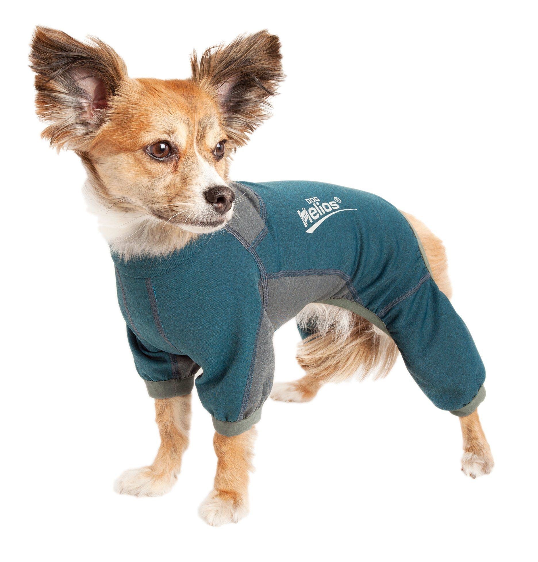 Dog Helios® 'Rufflex' Mediumweight 4-Way-Stretch Fitness Yoga Dog Tracksuit Jacket