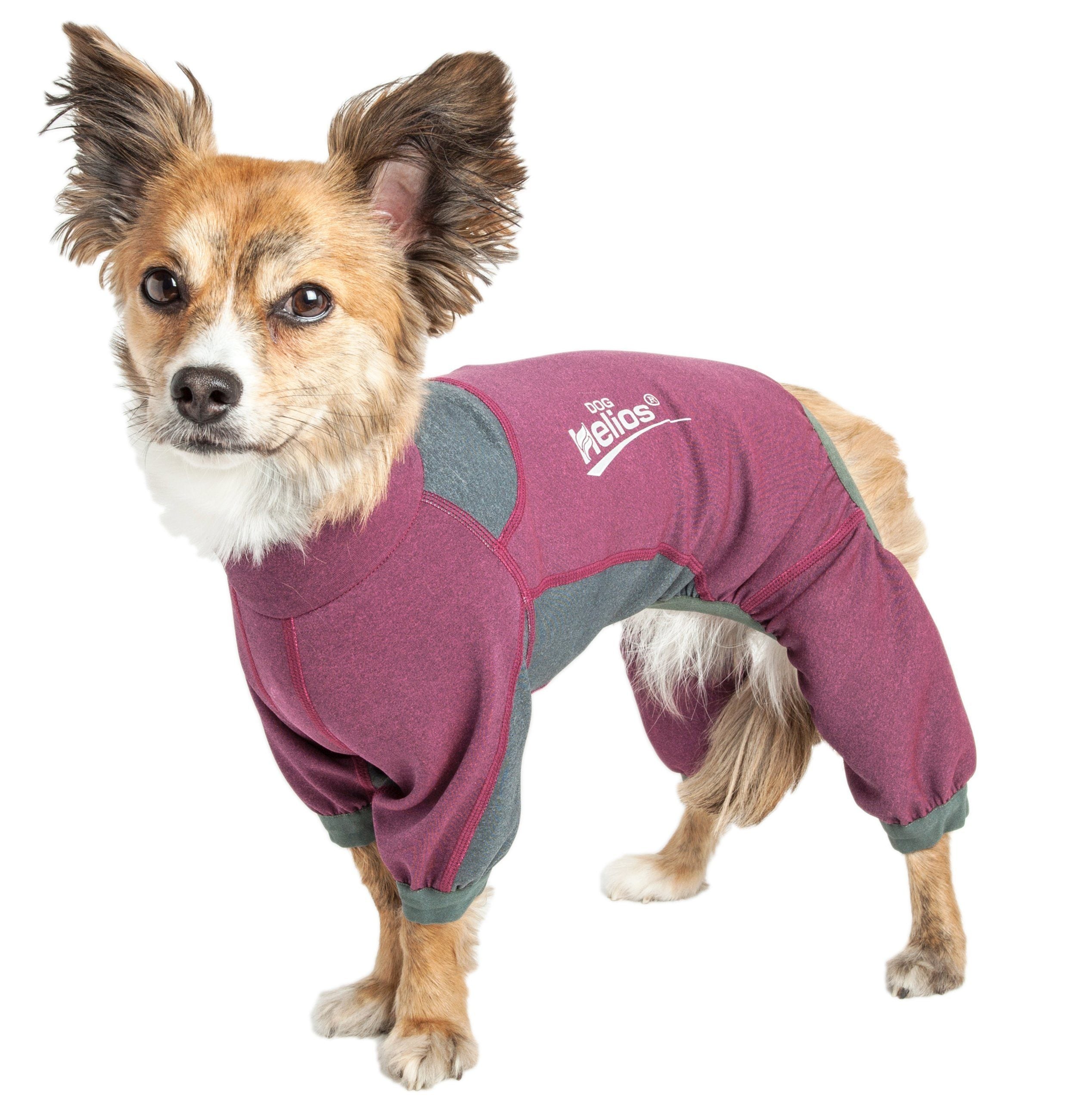 Dog Helios® 'Rufflex' Mediumweight 4-Way-Stretch Fitness Yoga Dog Tracksuit Jacket