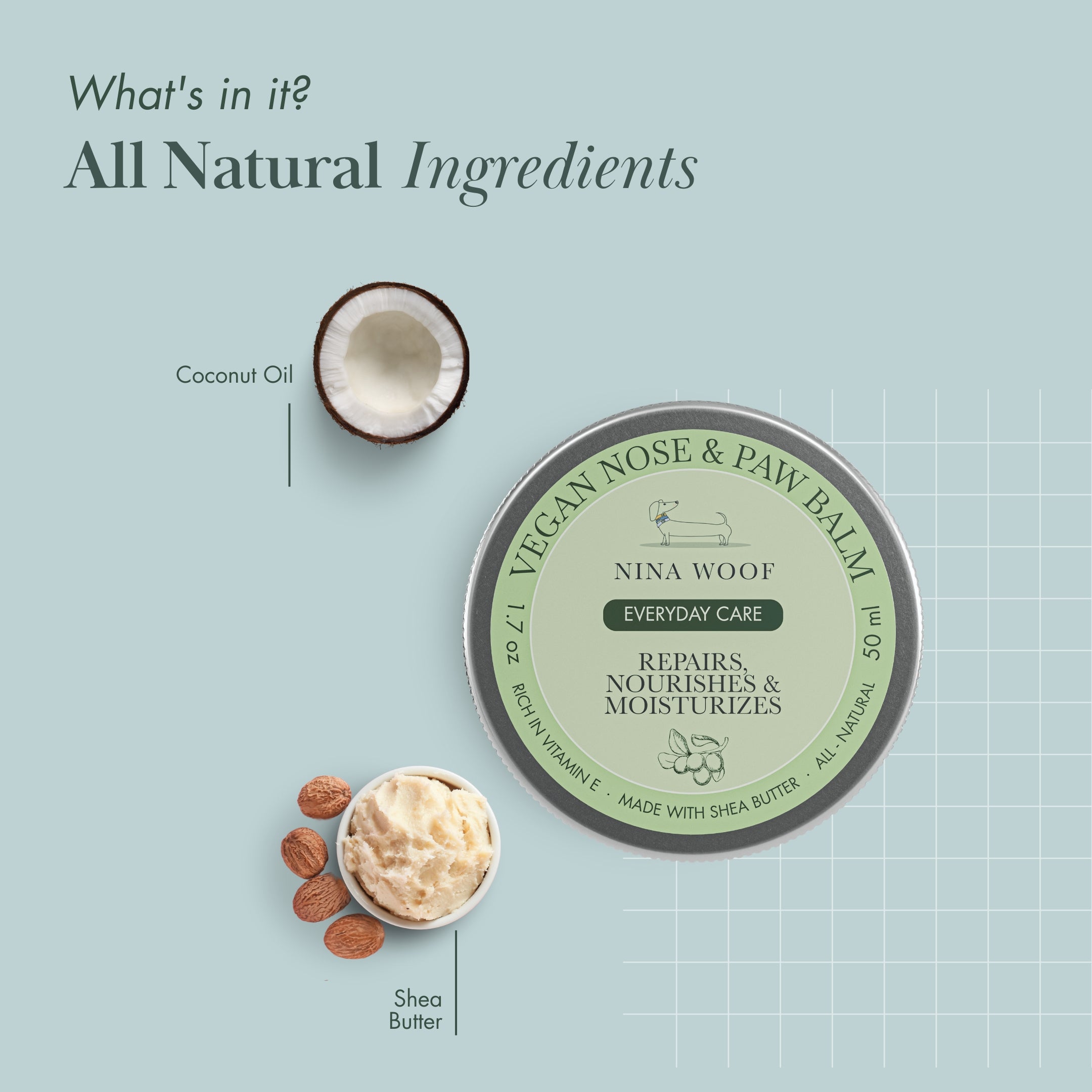 Pet Vegan Nose and Paw Balm