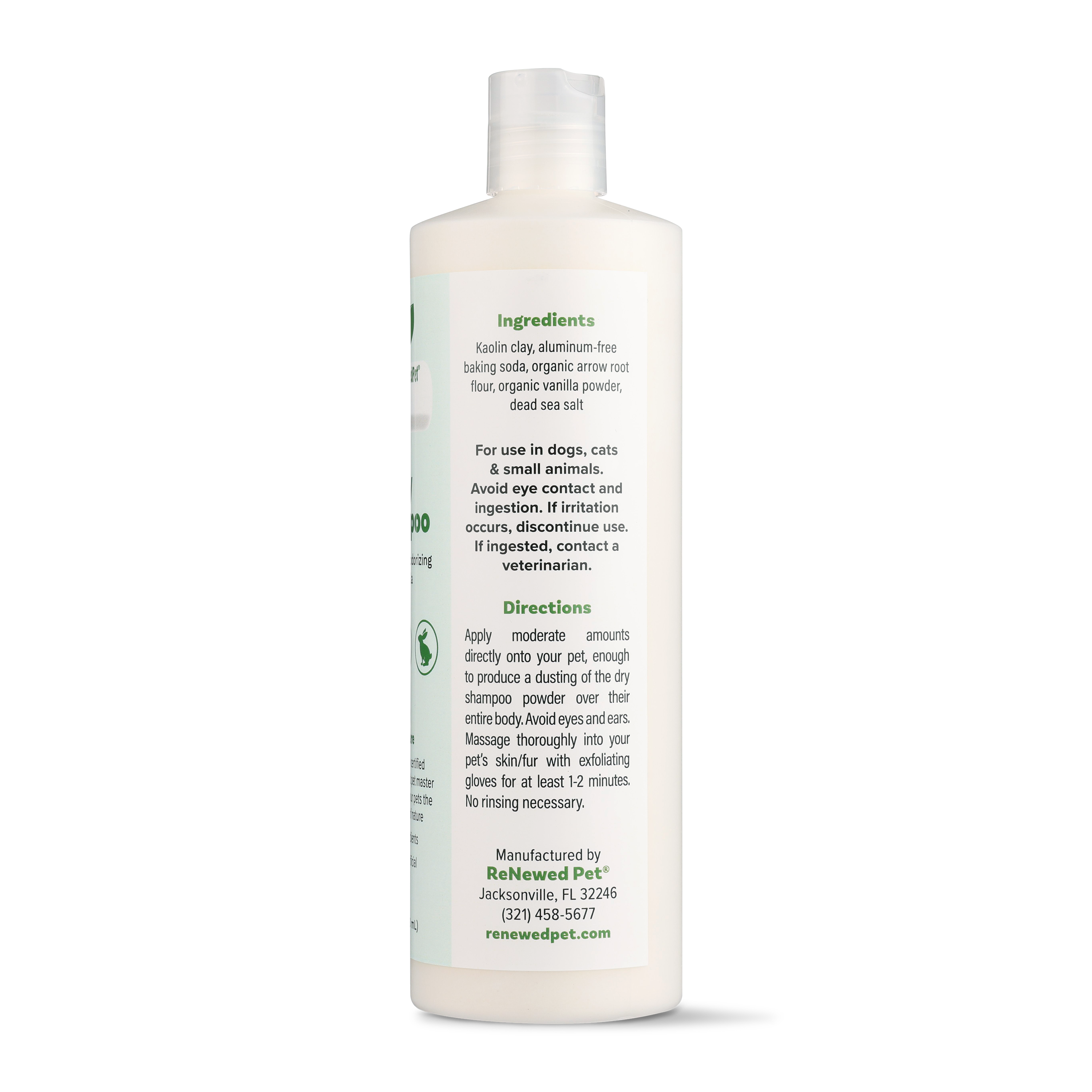 ReNewedPet® 4-All Pets Dry Shampoo