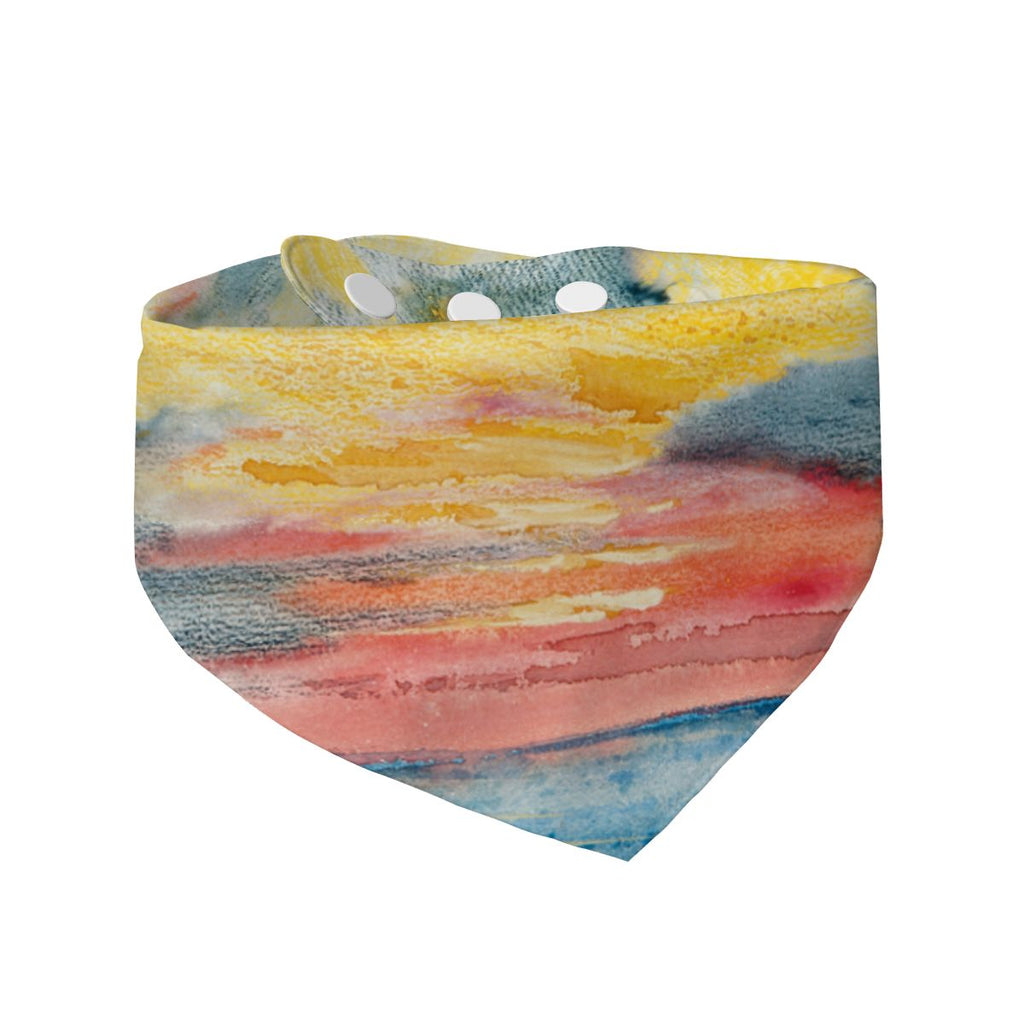 Sebastian & Clementine Sunset, Acapulco Pet Cotton Bandana