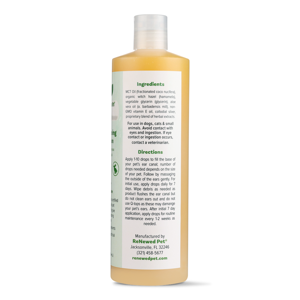 ReNewedPet®  4-All Pets Ear Cleaning Drops