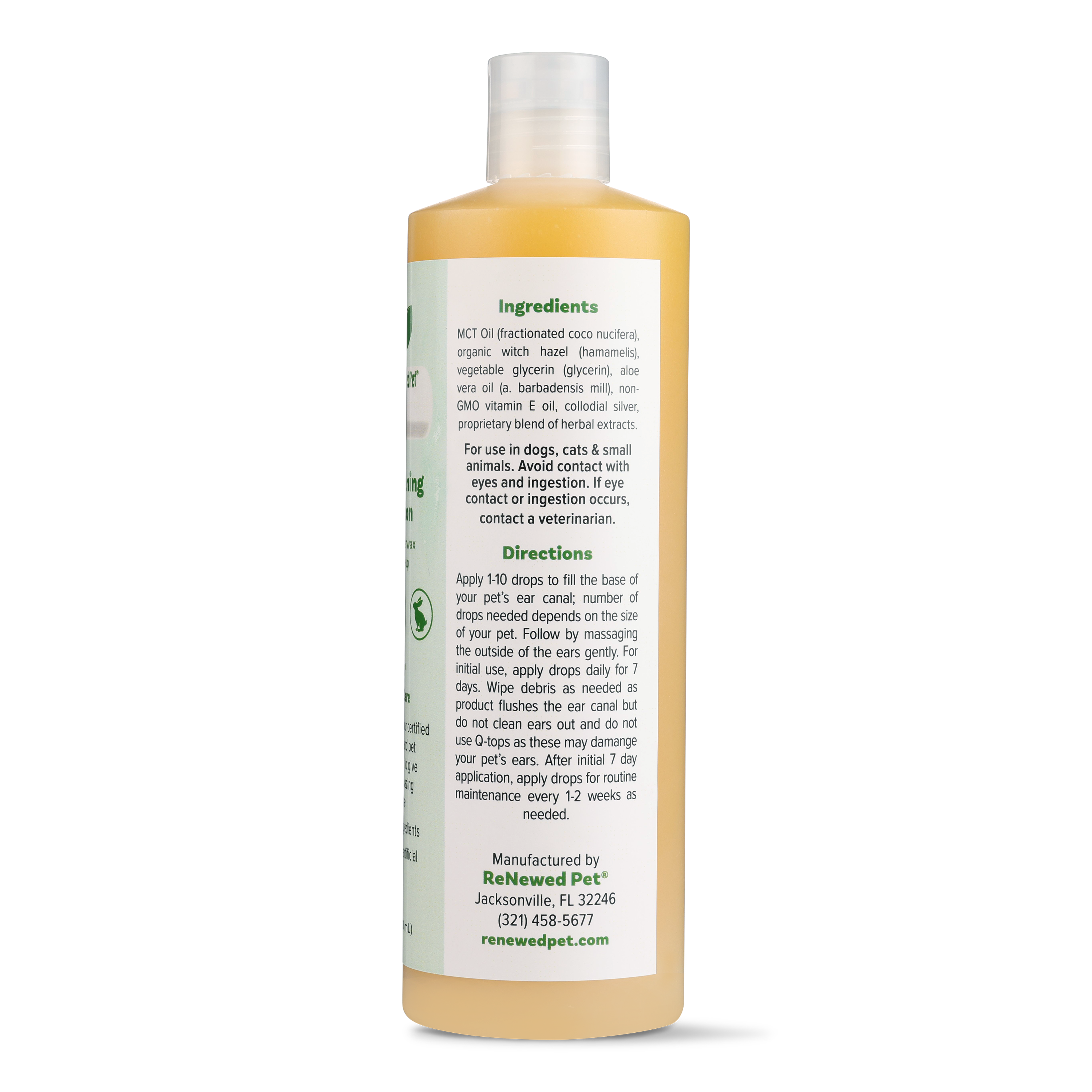 ReNewedPet®  4-All Pets Ear Cleaning Drops