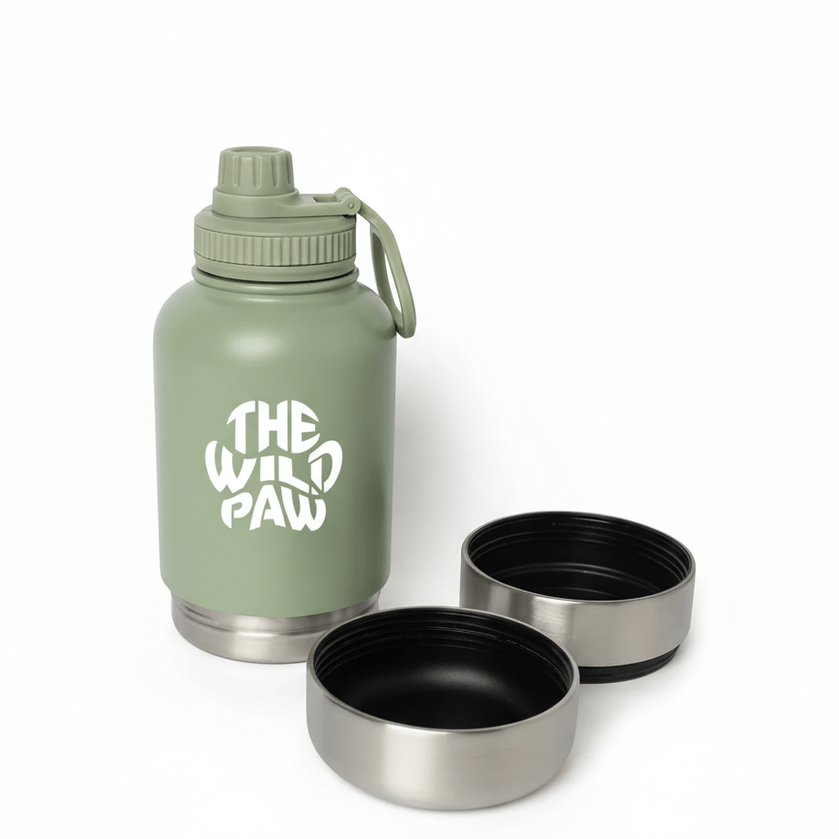 The Wild Paw WildSip 3-in-1 Dog Water Bottle