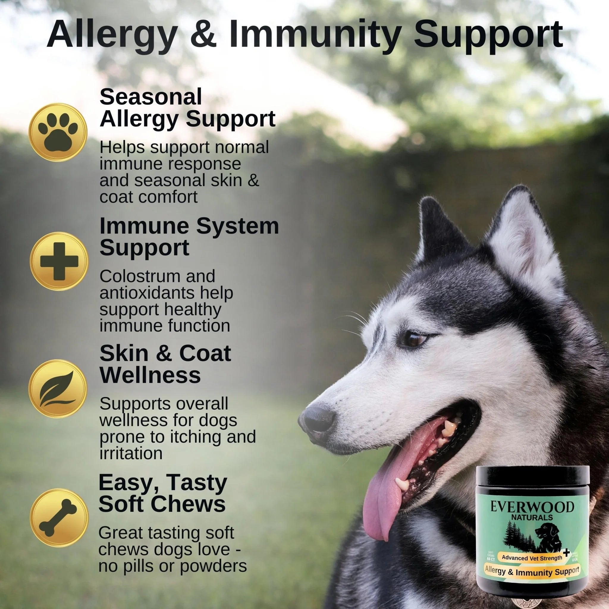 Everwood Naturals Allergy, Gut, & Immunity