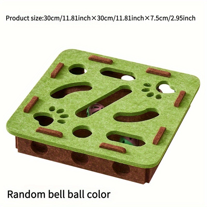 Interactive Cat Puzzle Toy With Maze