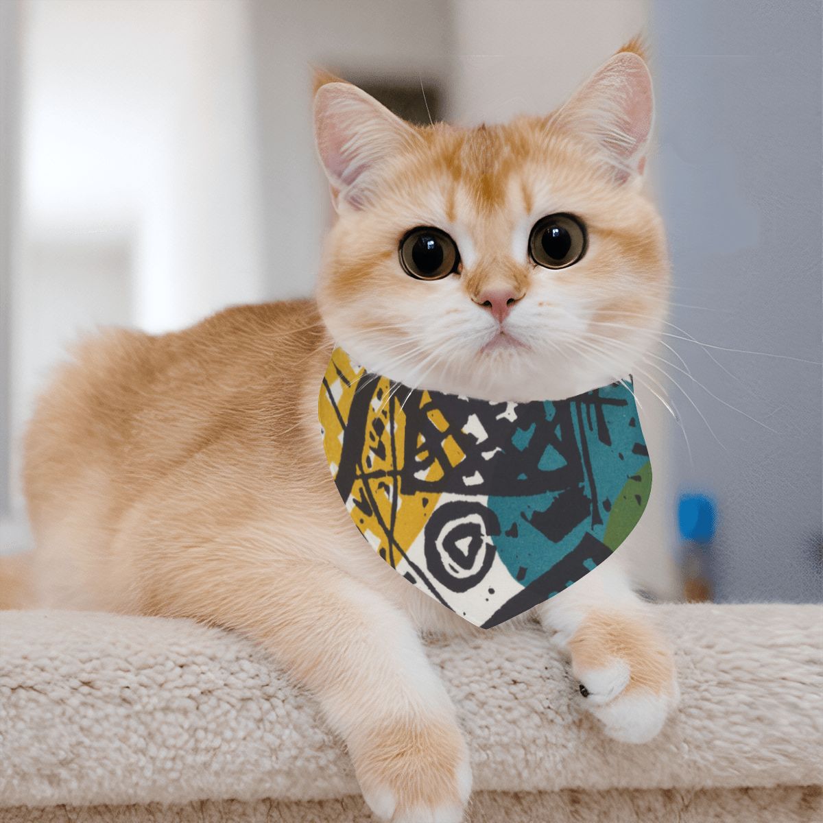 Sebastian & Clementine Small Worlds V Pet Cotton Bandana