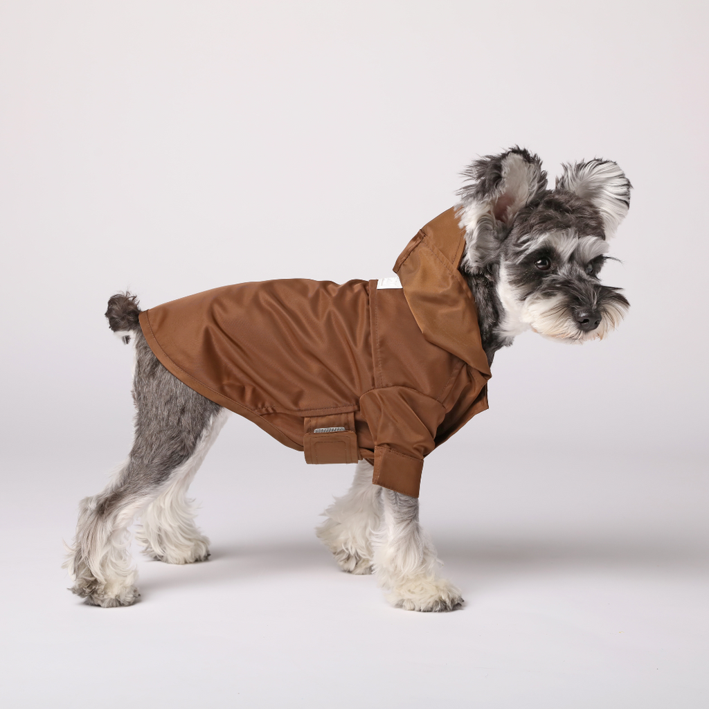 Pehom | Tribeca Adjustable Velcro Raincoat -  Choco