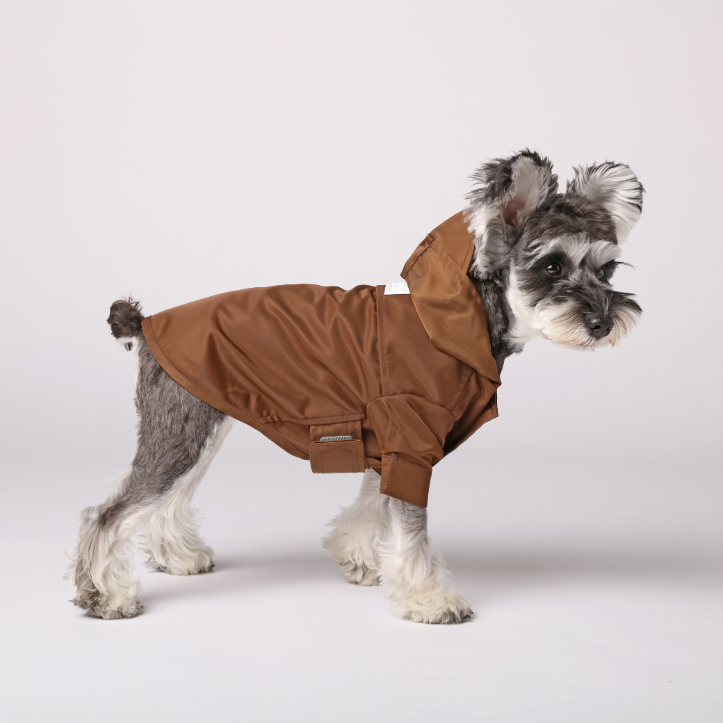 Pehom | Tribeca Adjustable Velcro Raincoat -  Choco