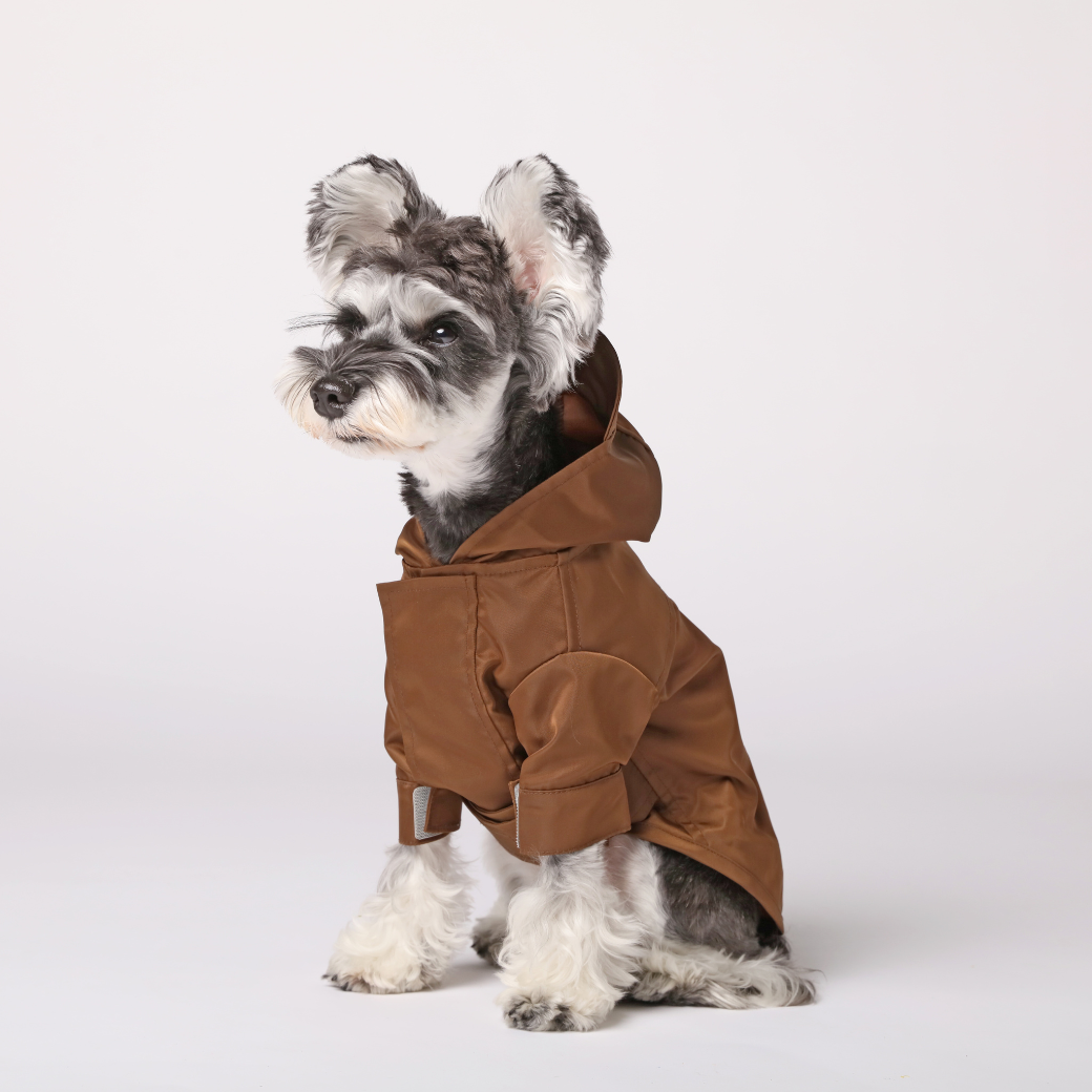 Pehom | Tribeca Adjustable Velcro Raincoat -  Choco