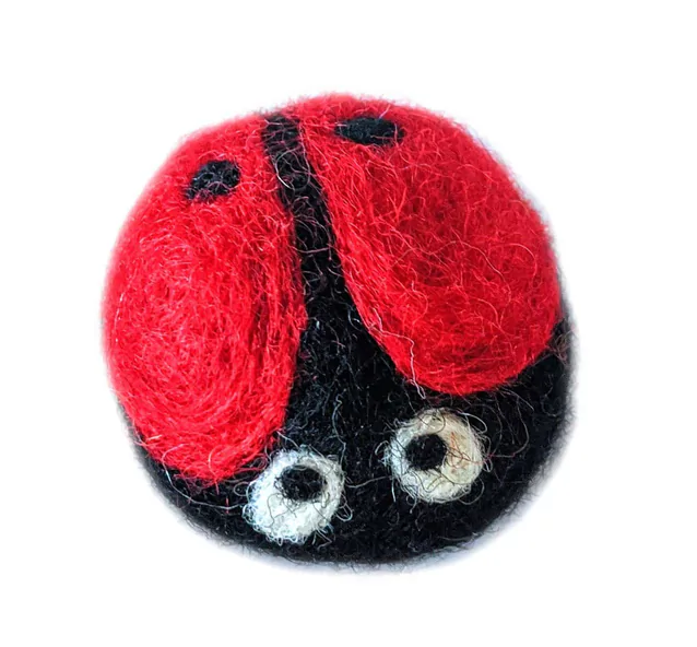 Gina The Ladybug Cat Toy
