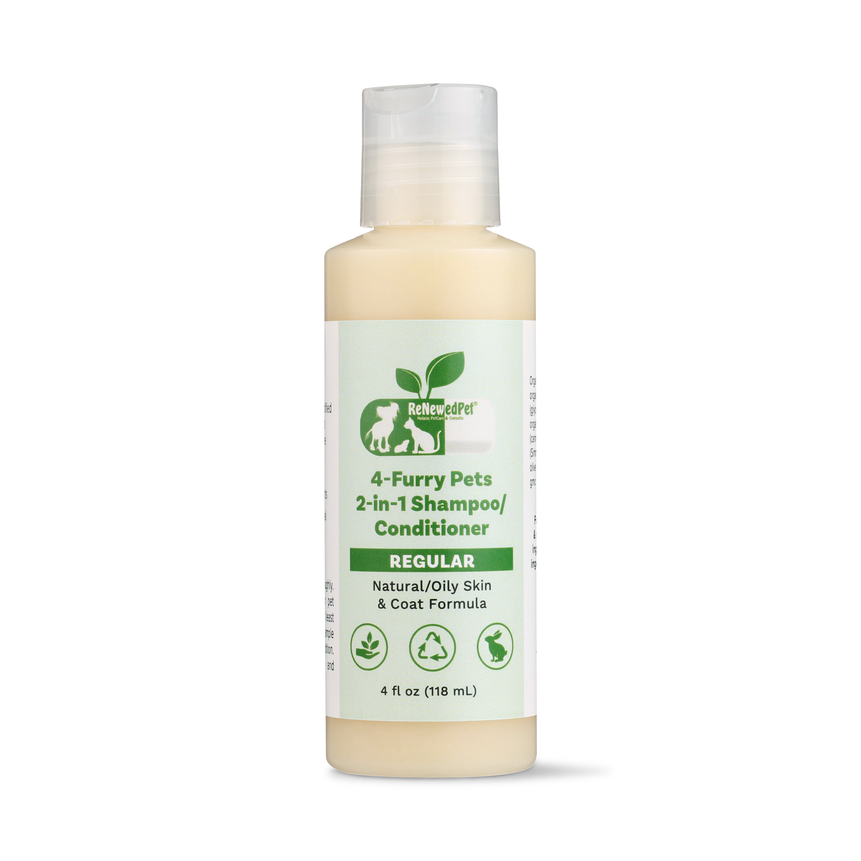 ReNewedPet® 4-Furry Pets 2-in-1 *Regular Shampoo & Conditioner