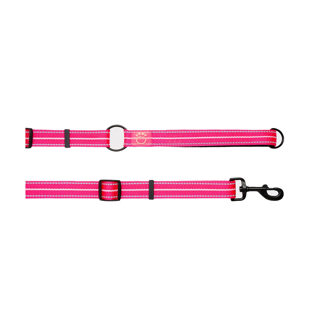 The GF PET® Reflective Leash - EEZY-6 - Neon Pink