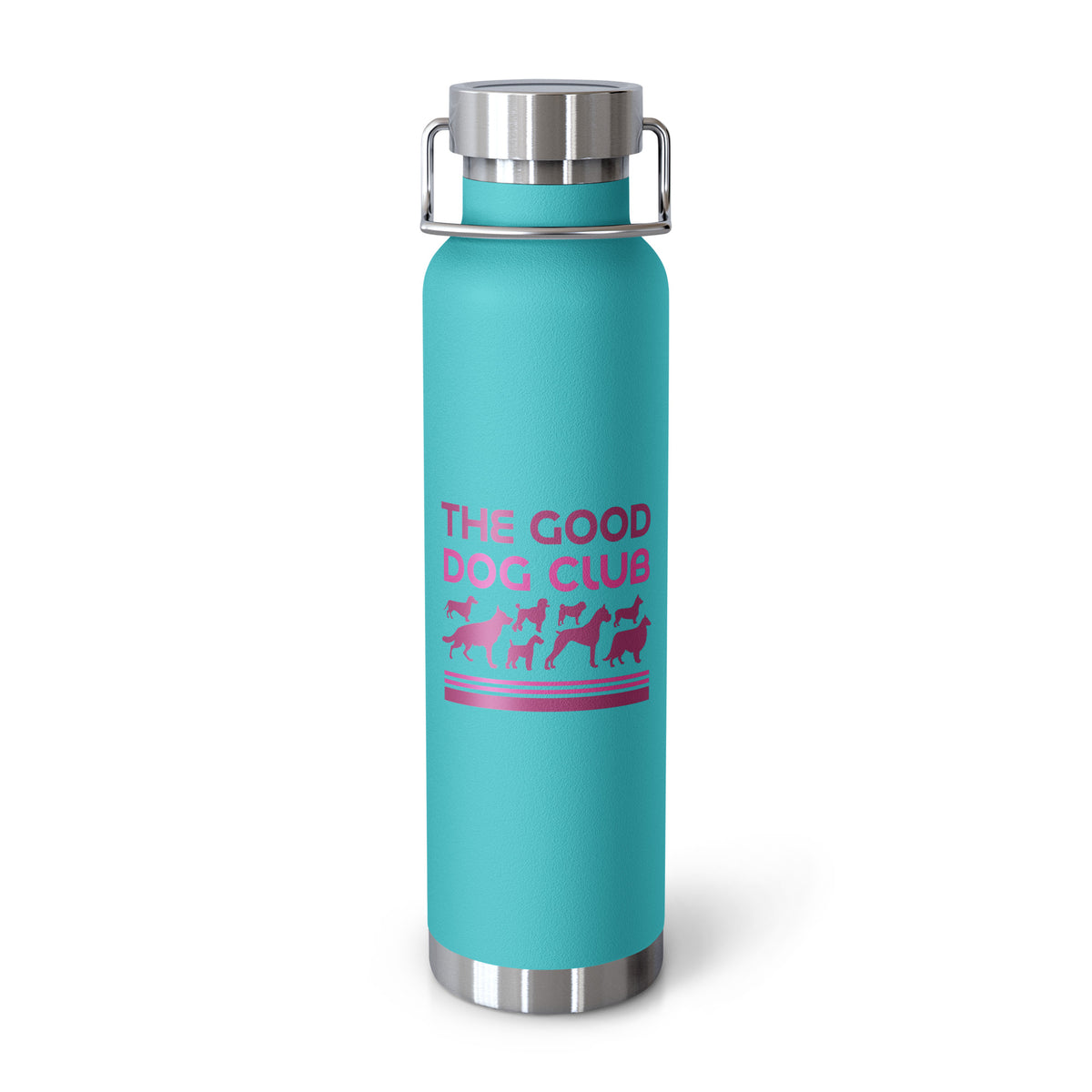 Sebastian & Clementine The Good Dog Club Copper-Insulated Stainless Steel Water Bottle - Pink