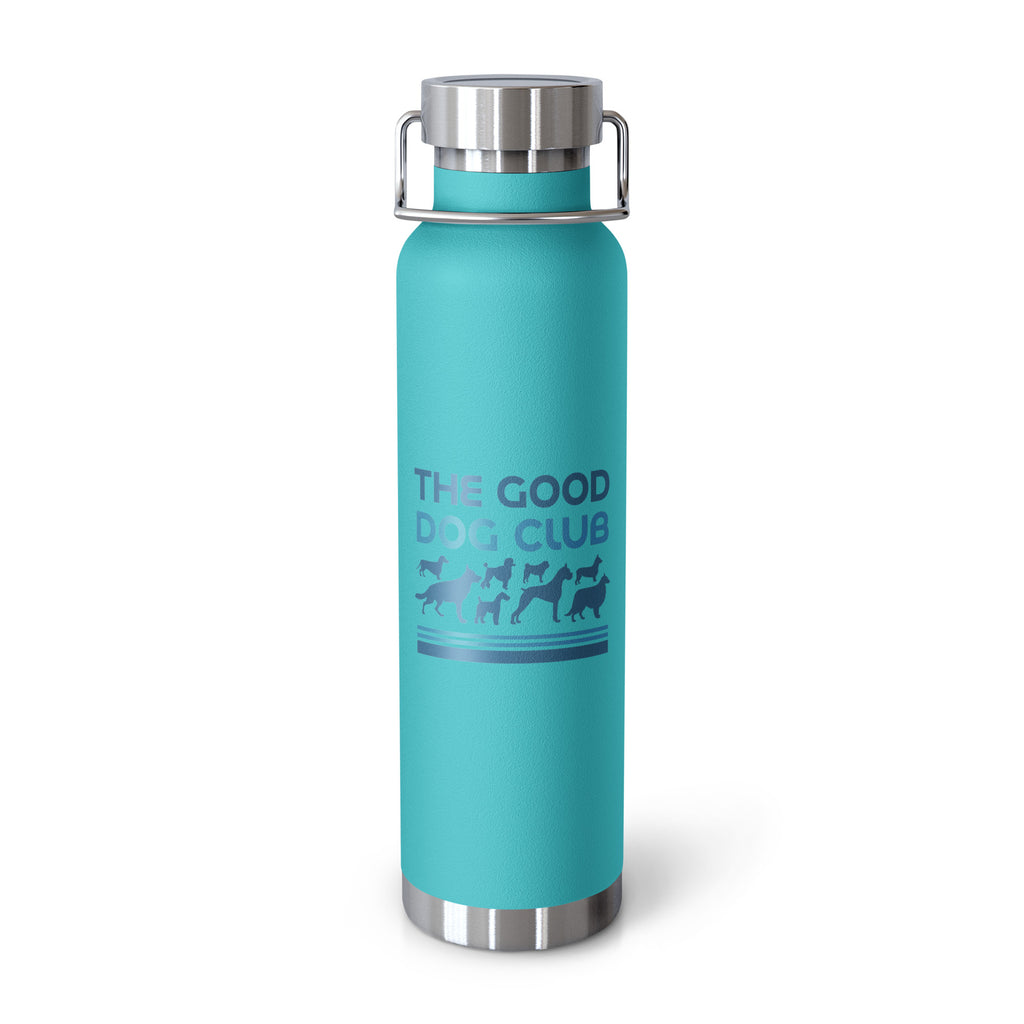 Sebastian & Clementine The Good Dog Club Copper-Insulated Stainless Steel Water Bottle - Blue