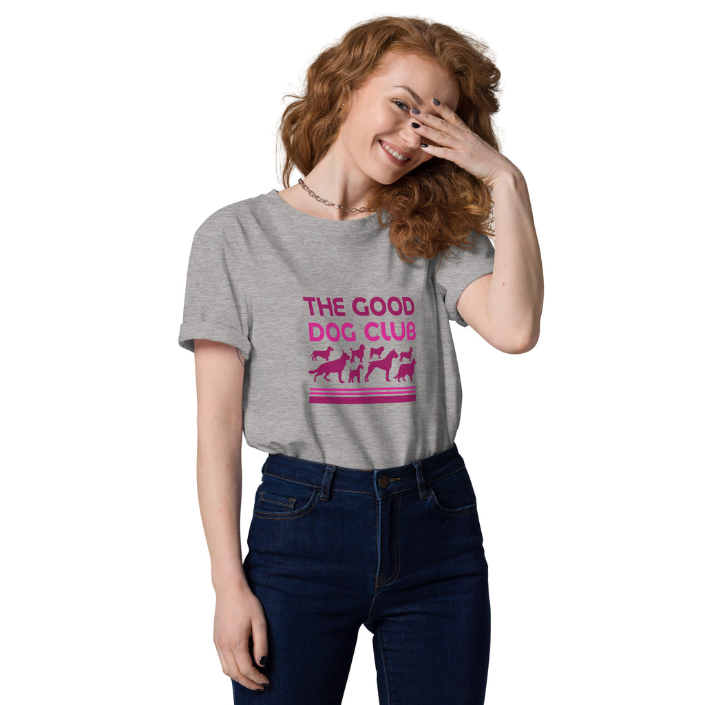 Sebastian & Clementine The Good Dog Club Unisex Organic Cotton T-Shirt - Pink