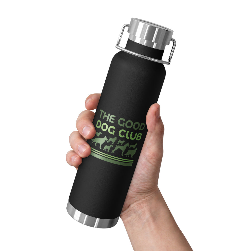 Sebastian & Clementine The Good Dog Club Copper-Insulated Stainless Steel Water Bottle - Green