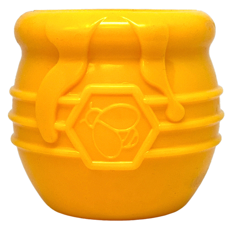 SodaPup® Honey Pot eCup | Stuffable Dog Treat Dispenser & Enrichment Toy